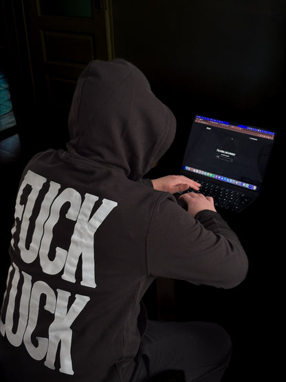 "FUCK LUCK" HOODIE